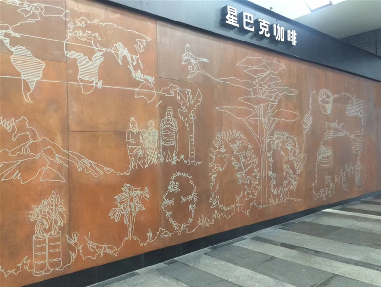 炎陵耐候钢幕墙